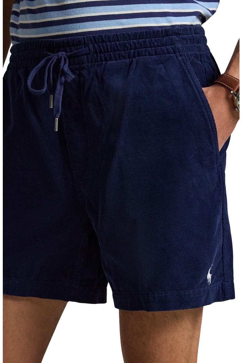 Prepster 6-Inch Corduroy Drawstring Shorts, Alternate, color, NEWPORT NAVY