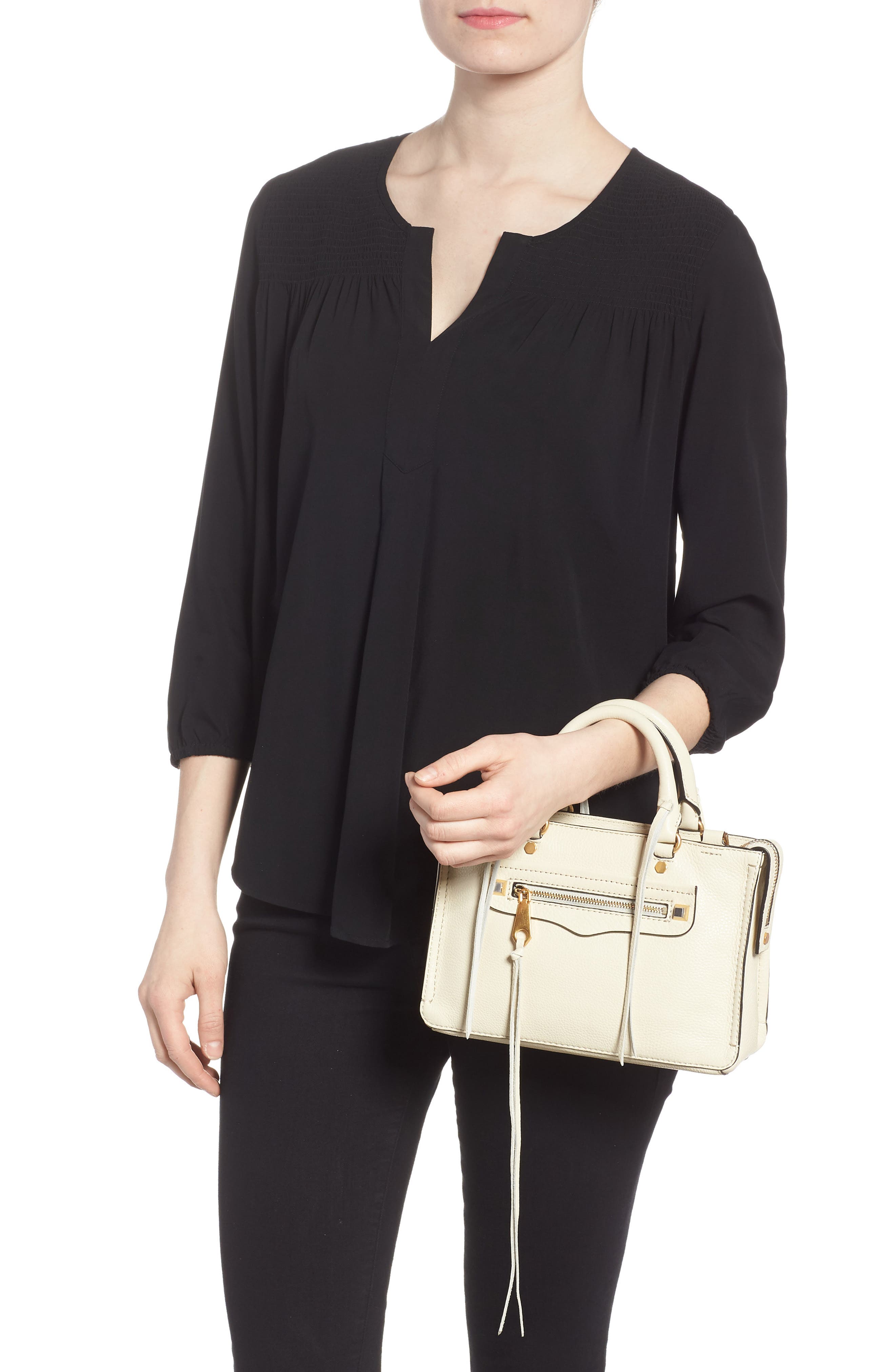 Rebecca Minkoff 'Micro Regan' Satchel, Alternate, color, 