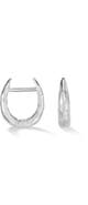 Dower & Hall Small Horseshoe Nomad Huggie Hoops