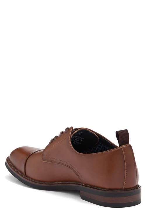 Steve Madden Plain Toe Derby In Cognac