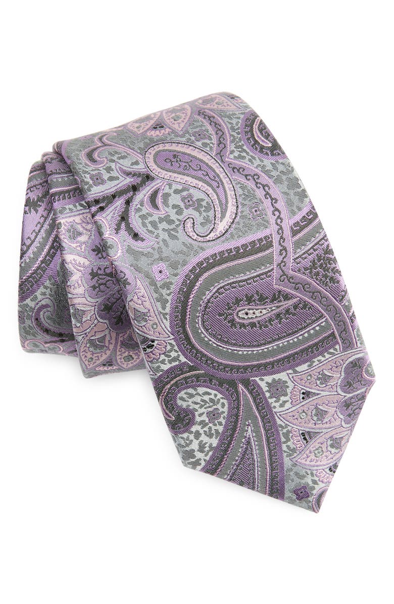 Duchamp Paisley Silk Tie, Main, color, 