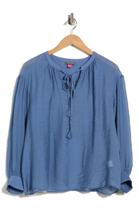 Long Sleeve Woven Top