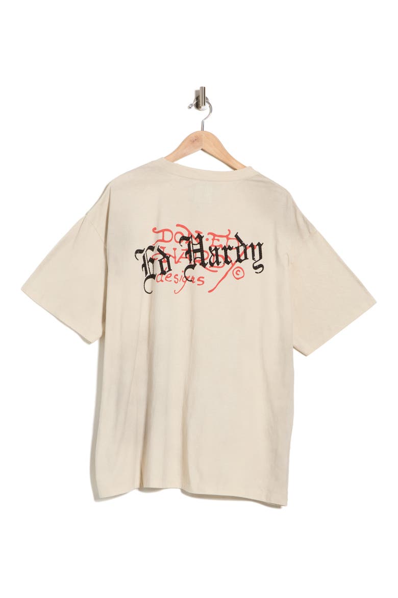 Dagger Snake Cotton Graphic T-Shirt, Alternate, color, IVORY
