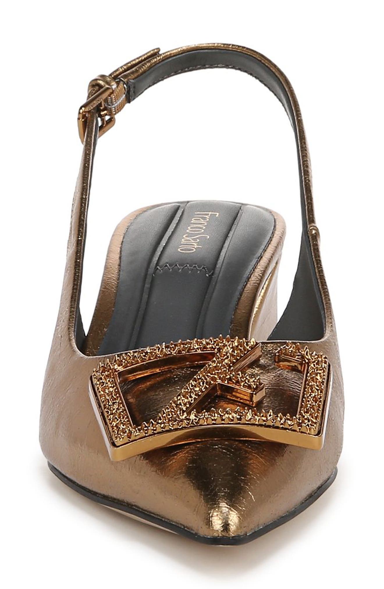 Franco Sarto Racer Slingback Pointed Toe Pump, Alternate, color, 