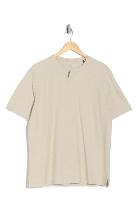 Havana Notch Neck Cotton T-Shirt