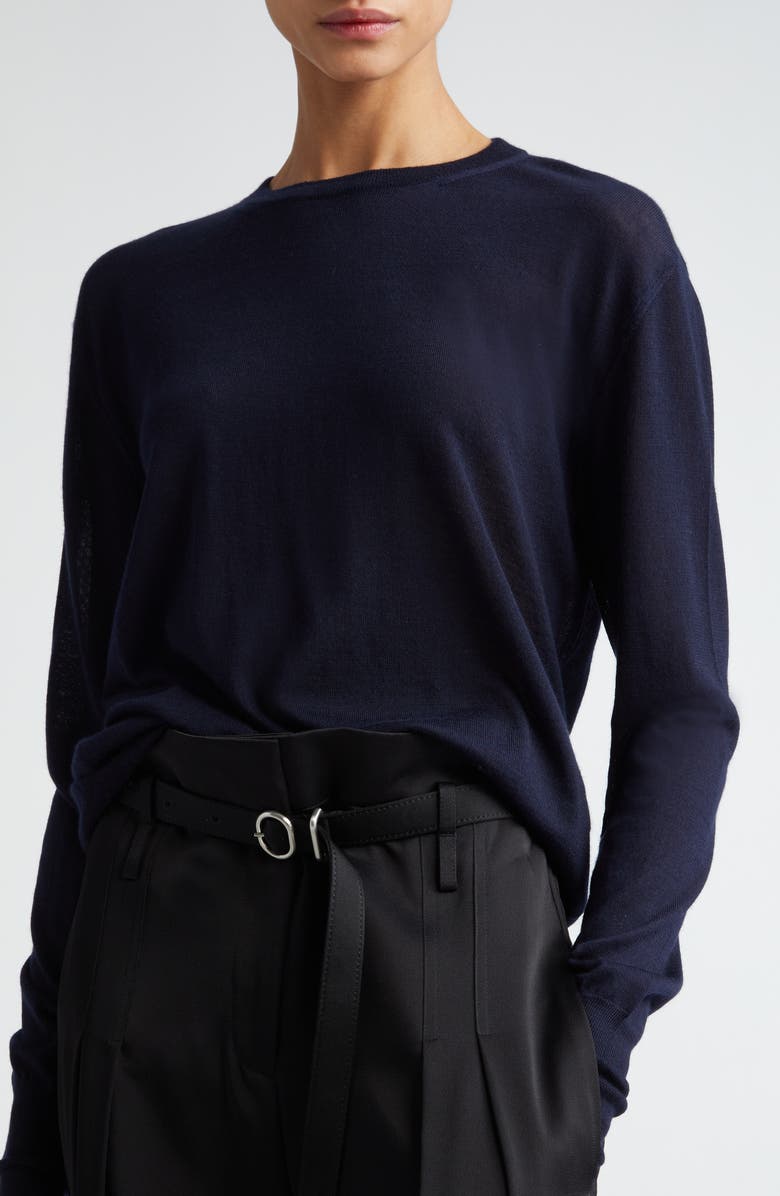 Jil Sander Superfine Cashmere Sweater, Alternate, color, 