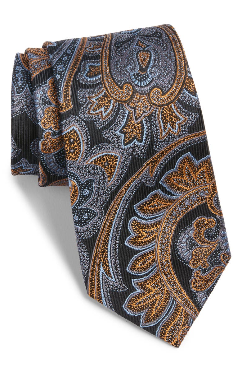 Nordstrom Paisley Silk Tie, Main, color, 
