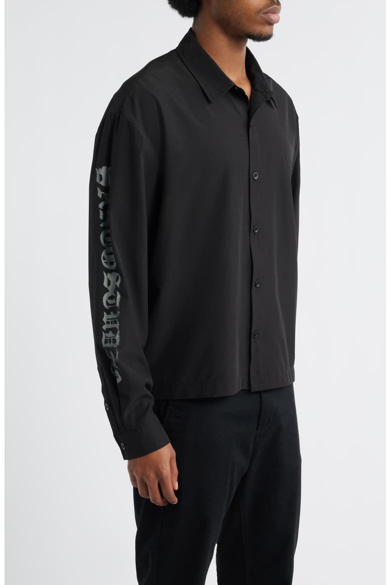 Arman Tsarukyan Edition - Button-Up Shirt, Alternate, color, BLACK