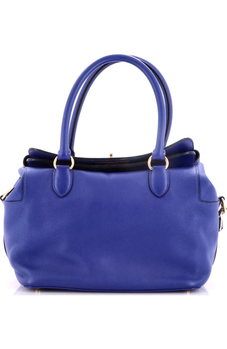 Pre-Owned Hermes Toolbox Bag Evercolor 26, Alternate, color, Bleu Electrique