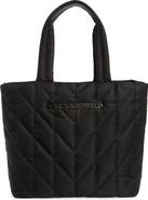 KARL LAGERFELD PARIS Voyage Quilted Nylon Tote Bag