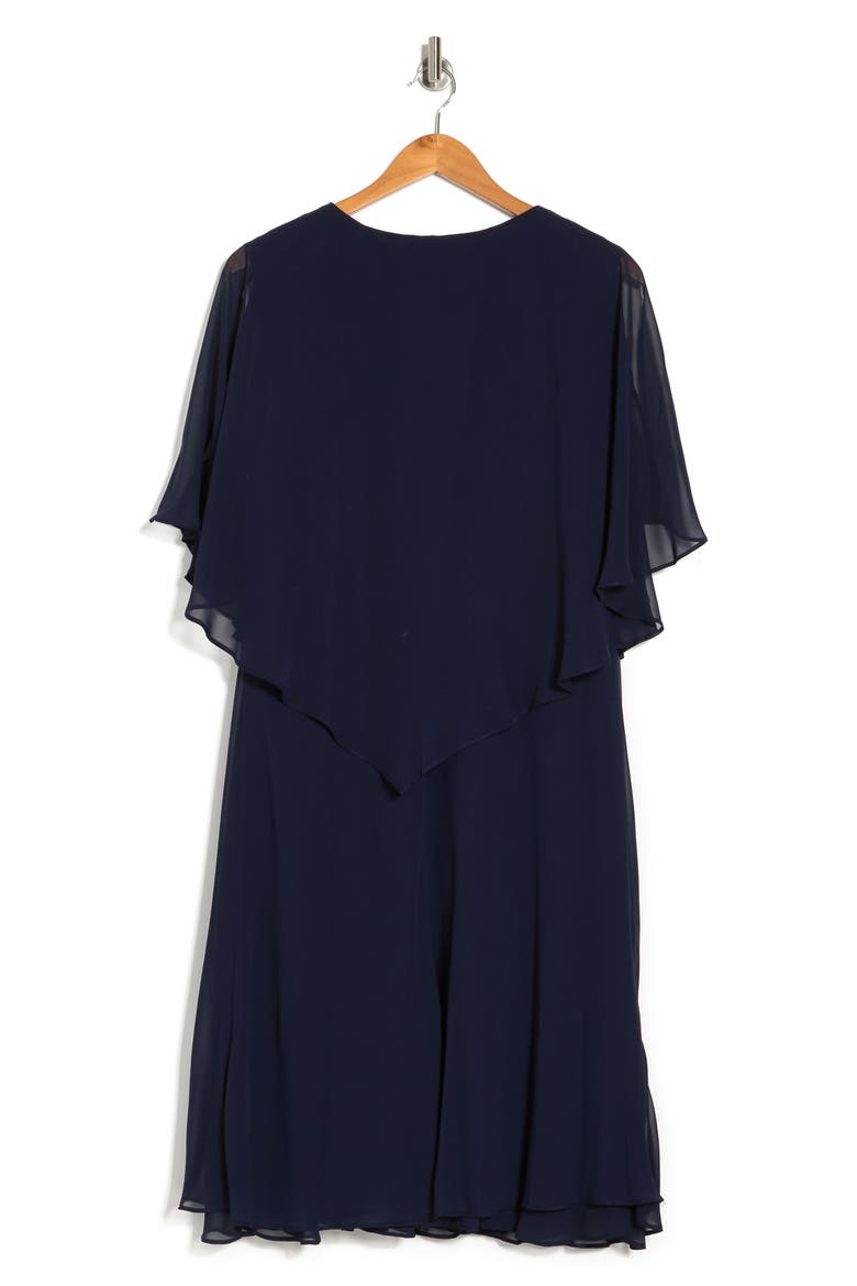 Beaded V-Neck Popover Shift Dress, Alternate, color, NWN