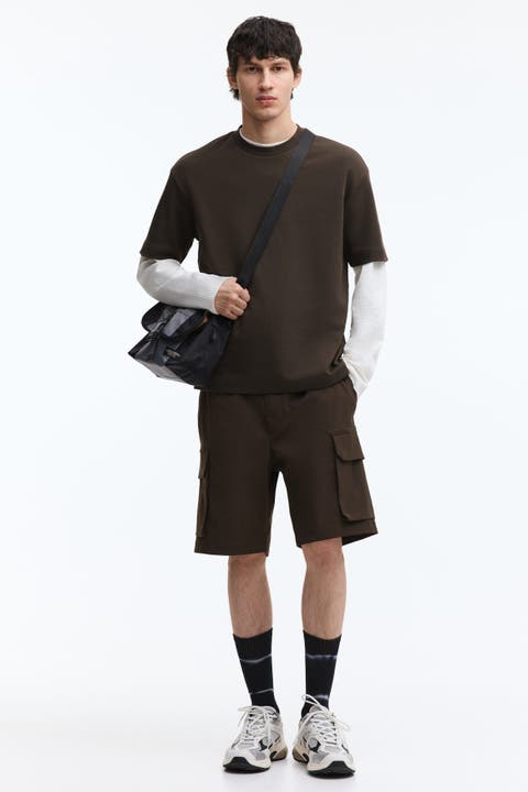 Regular-fit cargo shorts