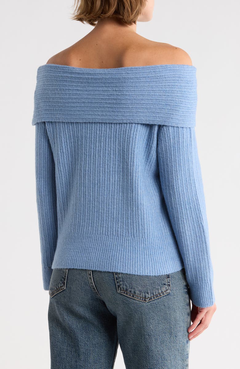 INTERNATIONAL DESIGNER Marylin Cowl Neck Sweater, Alternate, color, Blue