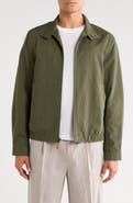 Vince Cotton & Linen Bomber Jacket