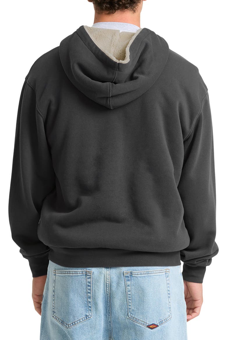Saltwater Fleece Lined Zip Hoodie, Alternate, color, PHANTOM