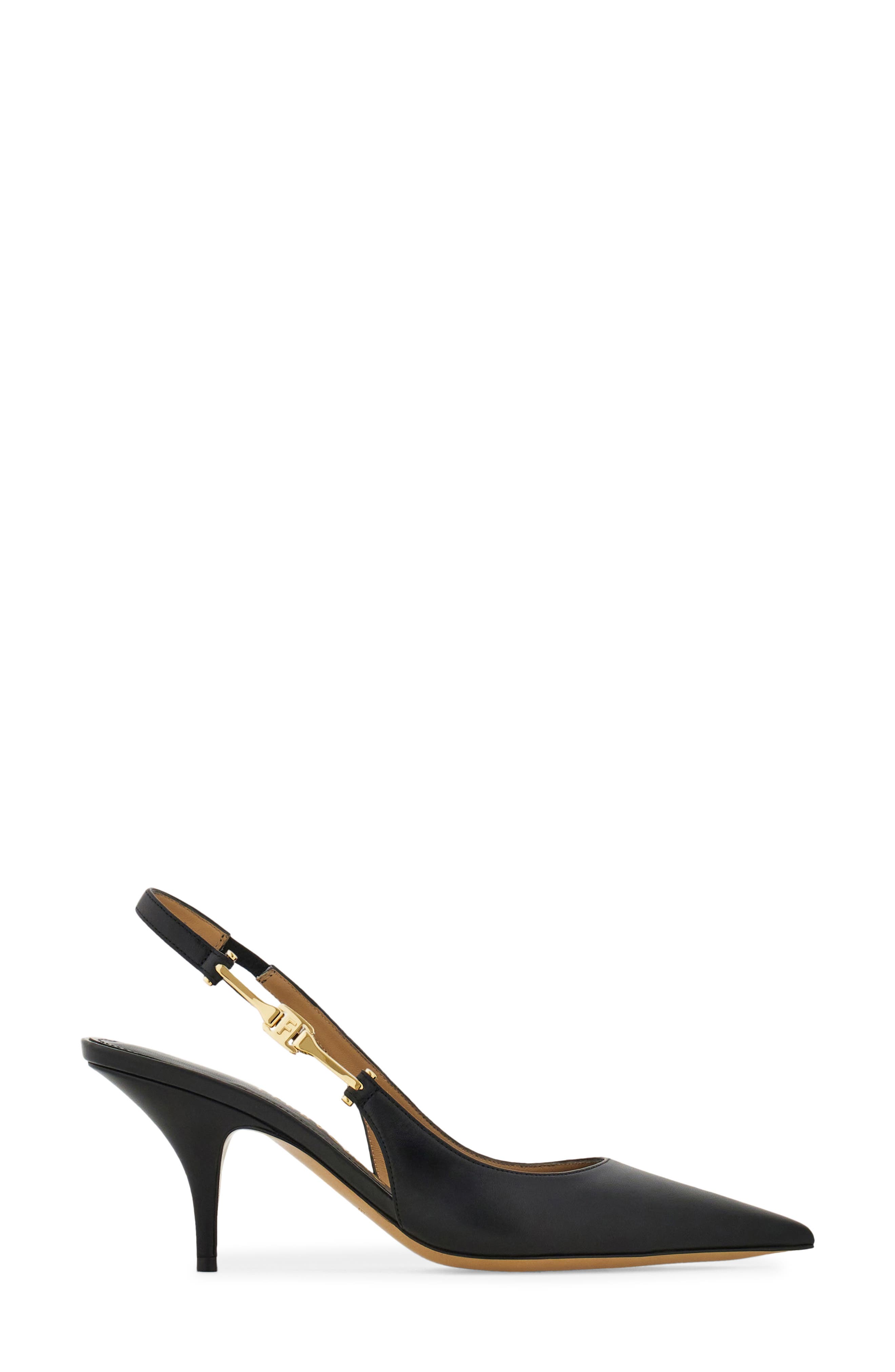 FERRAGAMO Tally Pointed Toe Slingback Pump, Alternate, color, 