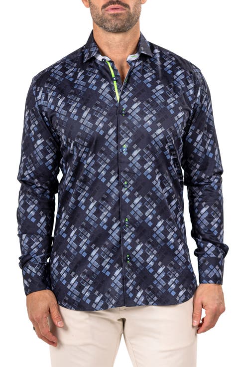 Einstein Marthyr 0293 Contemporary Fit Button-Up Shirt