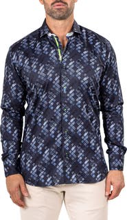 Maceoo Einstein Marthyr 0293 Contemporary Fit Button-Up Shirt