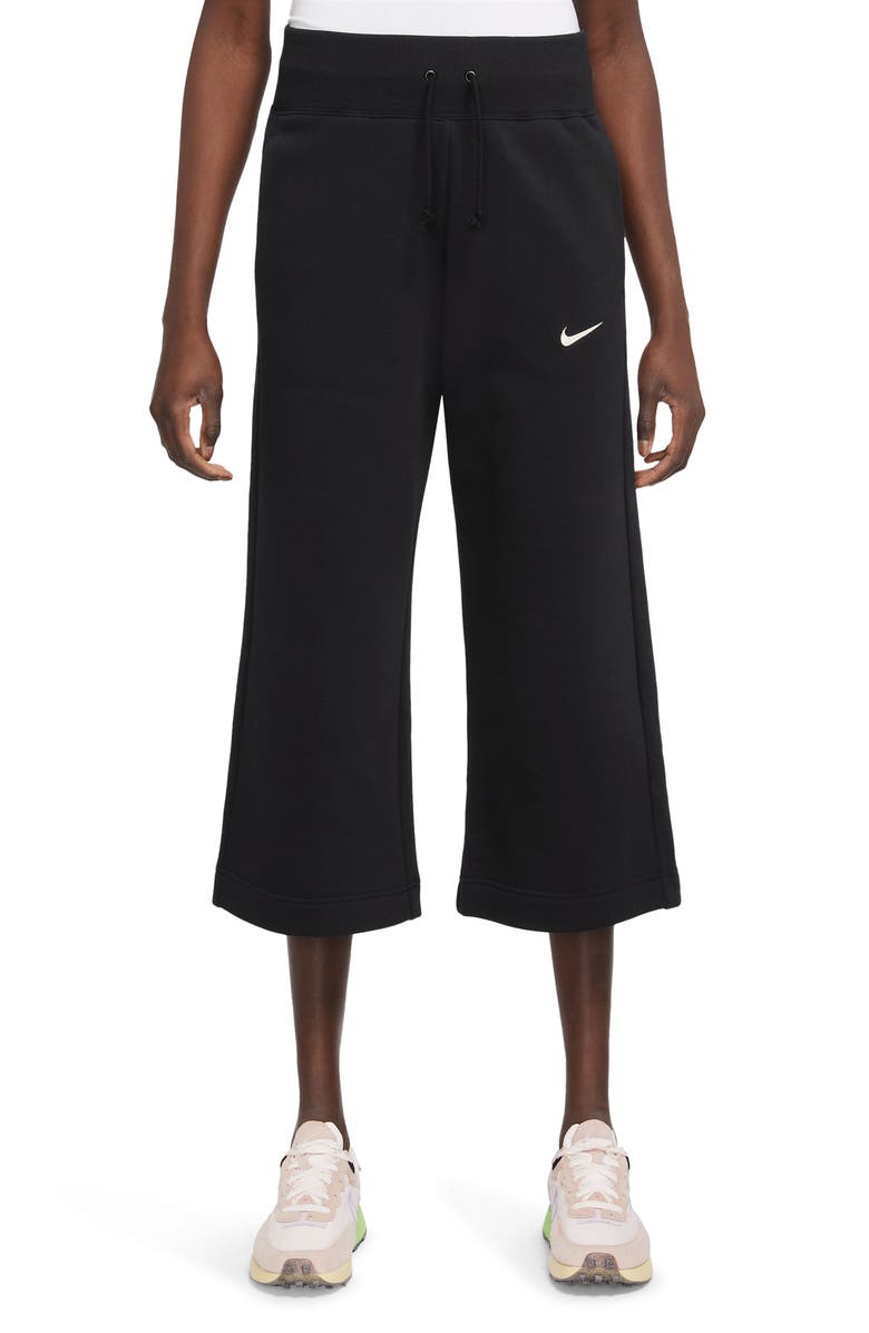 Nike Sportswear Phoenix High Waist Fleece Crop Sweatpants, Main, color,