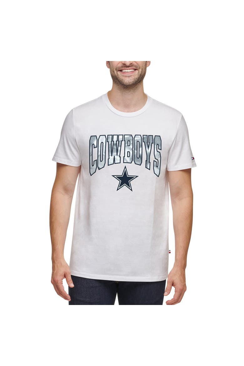 Men's Tommy Hilfiger White Dallas Cowboys Embroidered Patch T-Shirt, Main, color, White