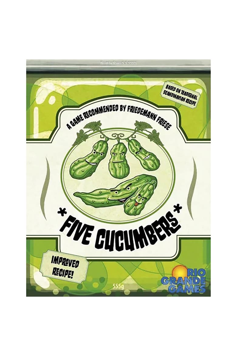 Rio Grand Games Five Cucumbers Trick Taking Card Game, Ages 14+, Alternate, color, Multicolored