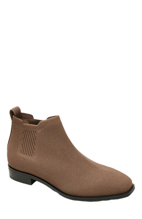 Square-Toe Water-Repellent Ankle Boots (Ryan Pro)