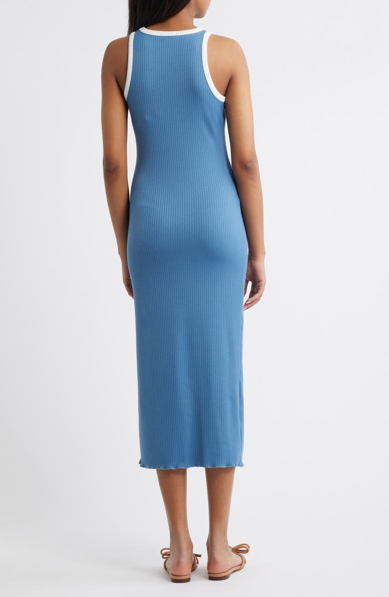 Loveappella Racer Tank Midi Dress, Alternate, color, Blue