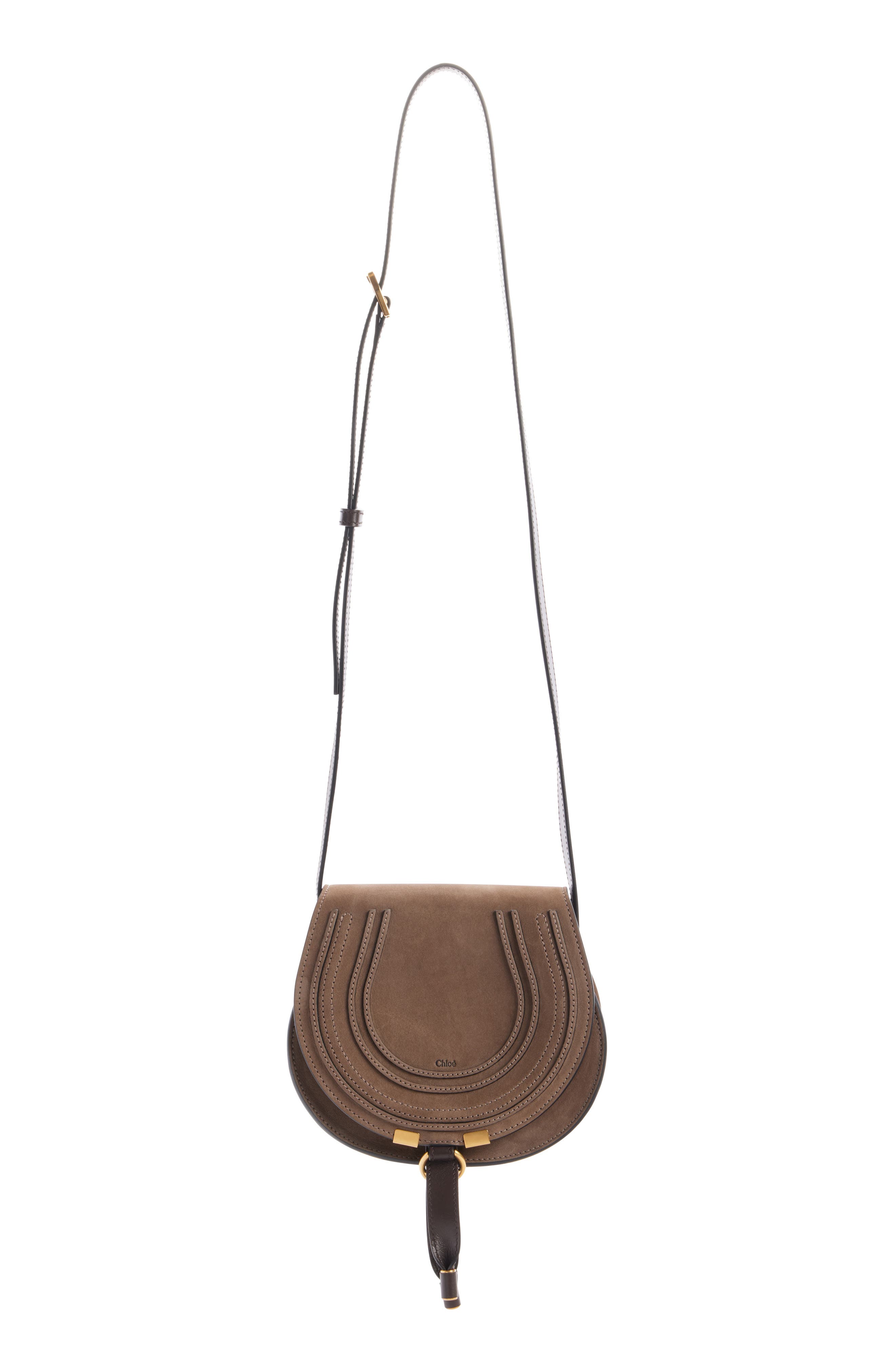 Chloé Small Marcie Leather Crossbody Bag, Alternate, color, 