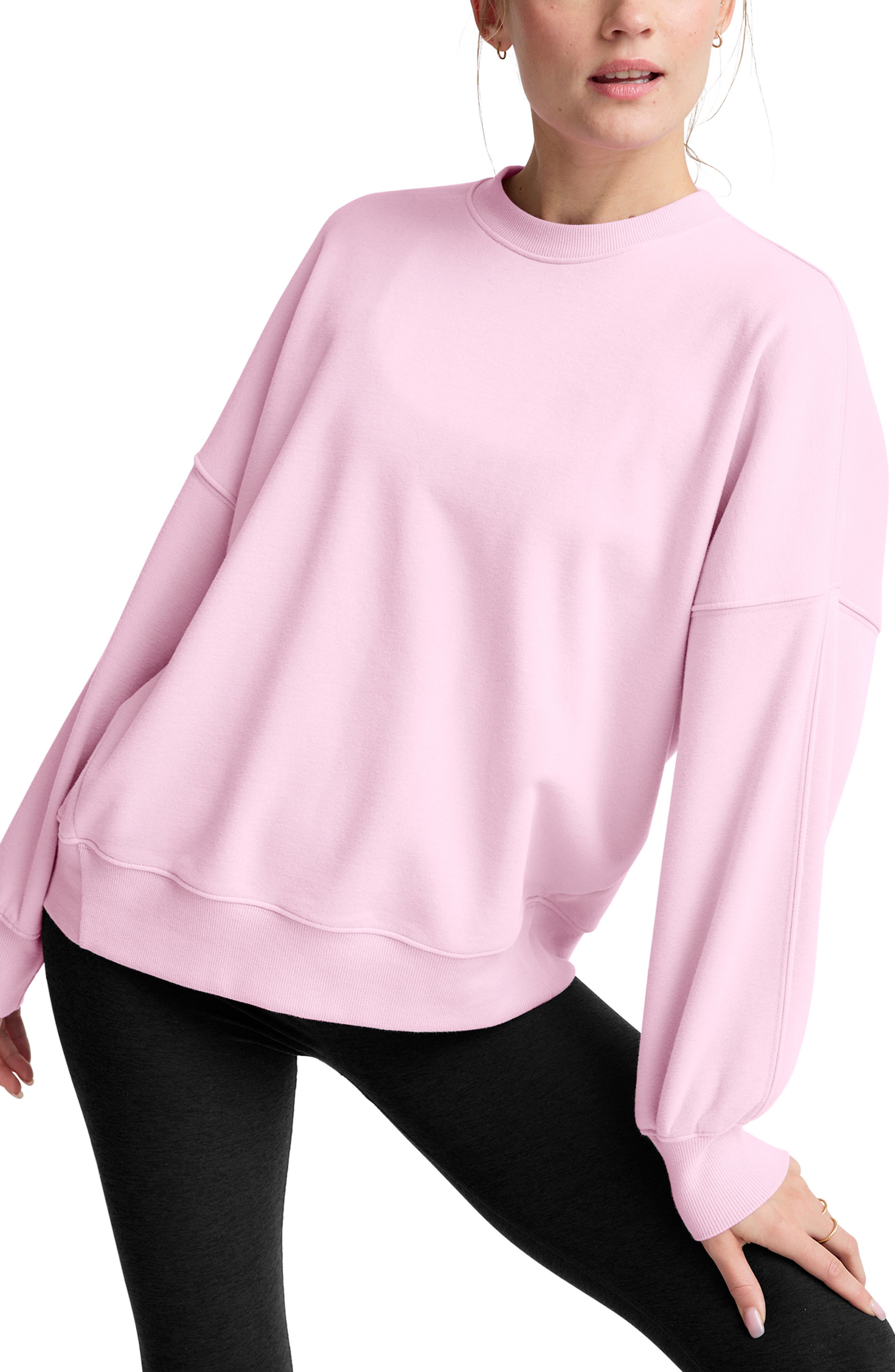 Solstice Oversize Cotton Blend Sweatshirt