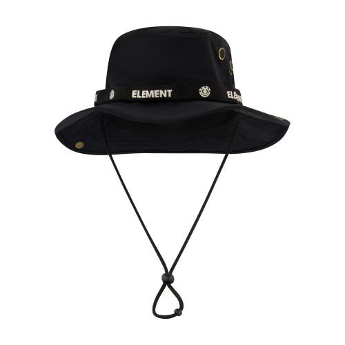 Element Vintage Surplus Wide Brim Boonie Hat In Black