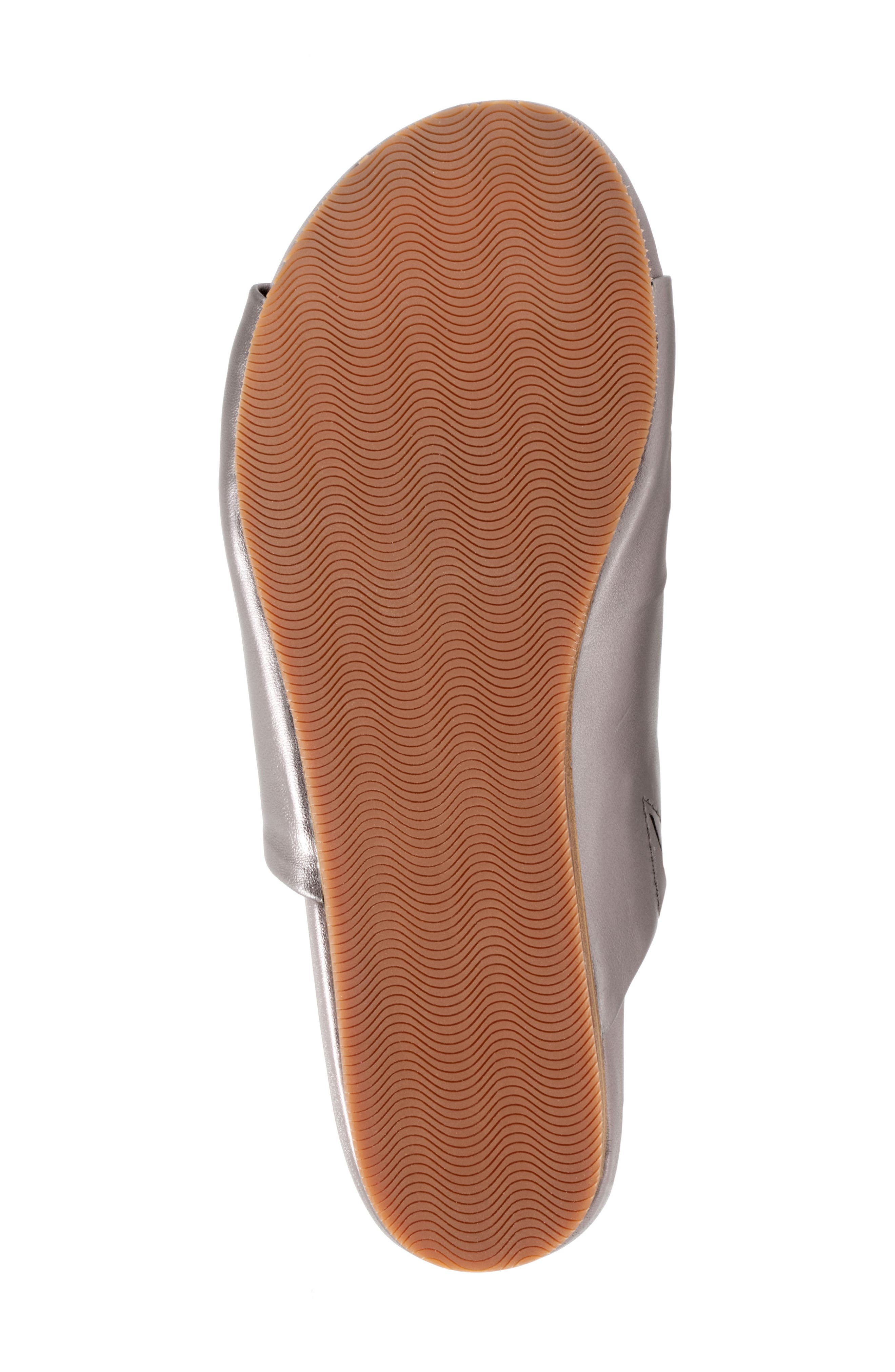 Camano Slide Sandal, Alternate, color, PEWTER METALLIC