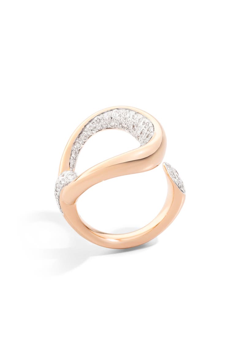 Fantina Diamond Ring, Main, color, ROSE GOLD
