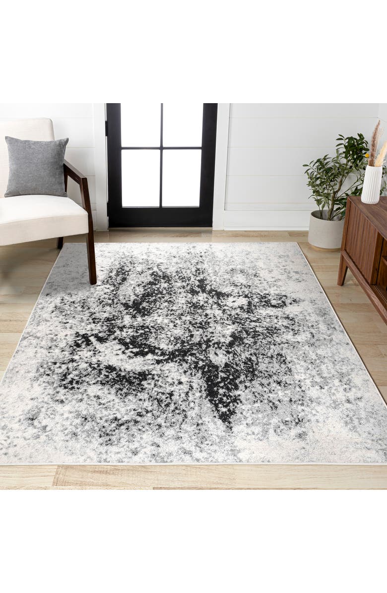 JONATHAN Y Dune Modern Abstract Area Rug, Alternate, color, Cream/Gray