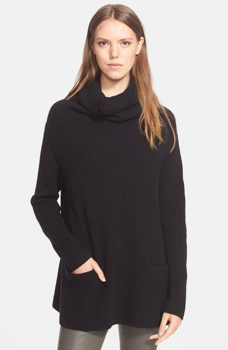 Vince Front Pocket Turtleneck, Main, color, 