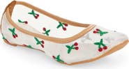 FUCHSIA Mesh Cherry Flat