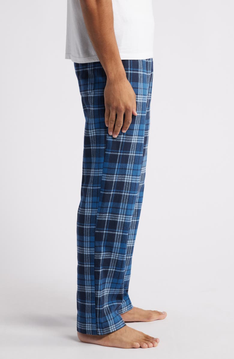 Majestic International Country Flannel Pajama Pants, Alternate, color, Blue Plaid