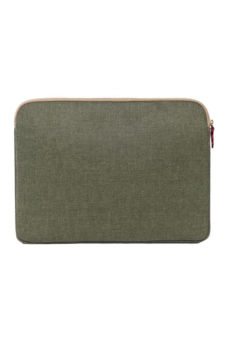 Zipped Canvas Laptop Case - for 13", 14", Alternate, color, Green