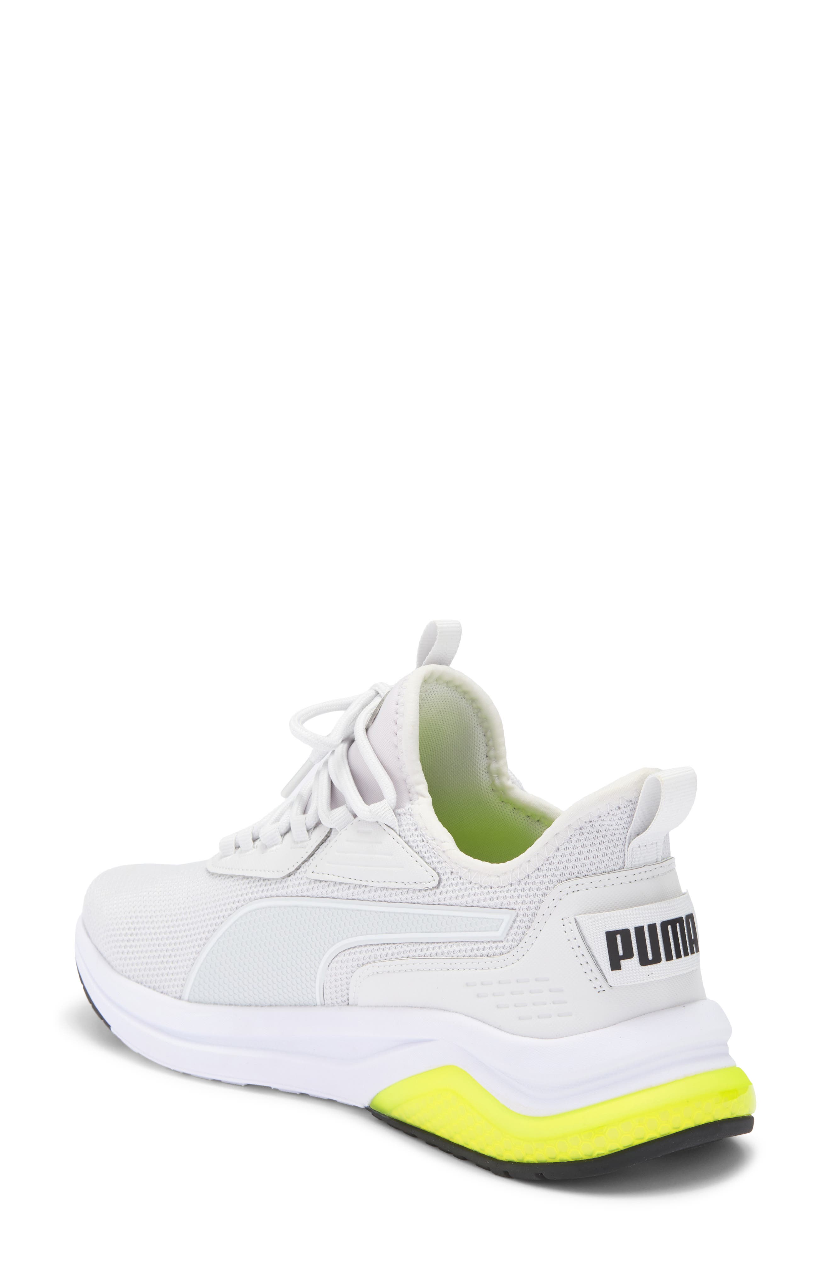 PUMA Amplifier Sneaker, Alternate, color, Feather Gray-Puma White-Black