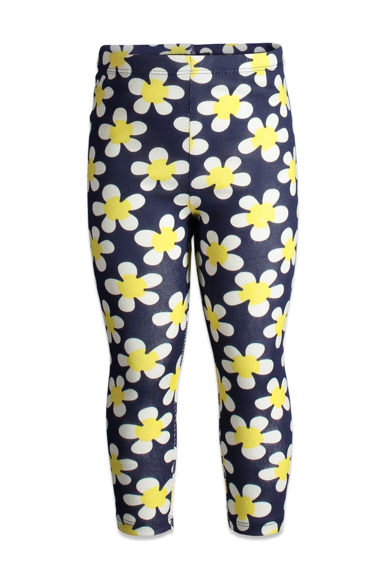 Minnie Mouse 2-Piece T-Shirt and Leggings Set, Alternate, color, Yellow Navy Daisy