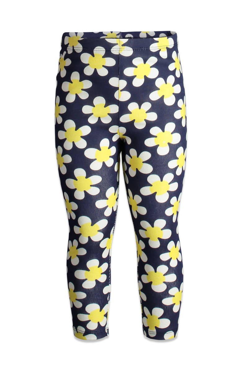 Disney Minnie Mouse 2-Piece T-Shirt and Leggings Set, Alternate, color, Yellow Navy Daisy