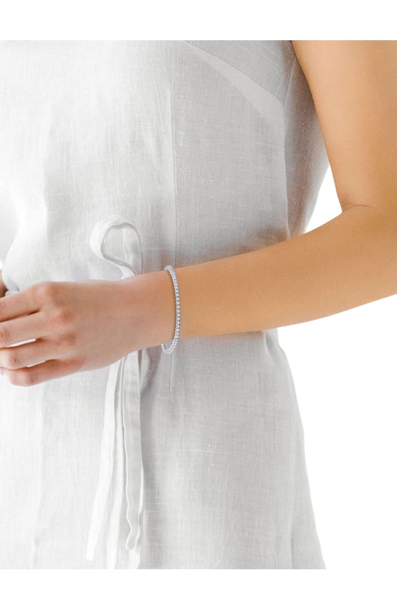 Bliss Diamond 2 cttw Lab Grown Diamond Tennis Bracelet 14 KT Gold 7", Alternate, color, 14K White Gold