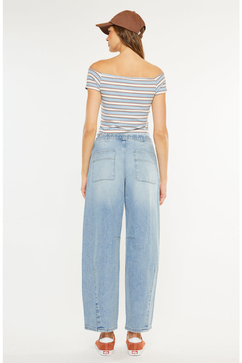 Starlet Ultra High Rise Horseshoe Jeans, Alternate, color, Medium Wash