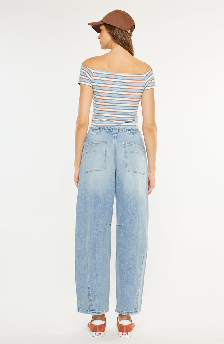 KanCan Starlet Ultra High Rise Horseshoe Jeans, Alternate, color, Medium Wash