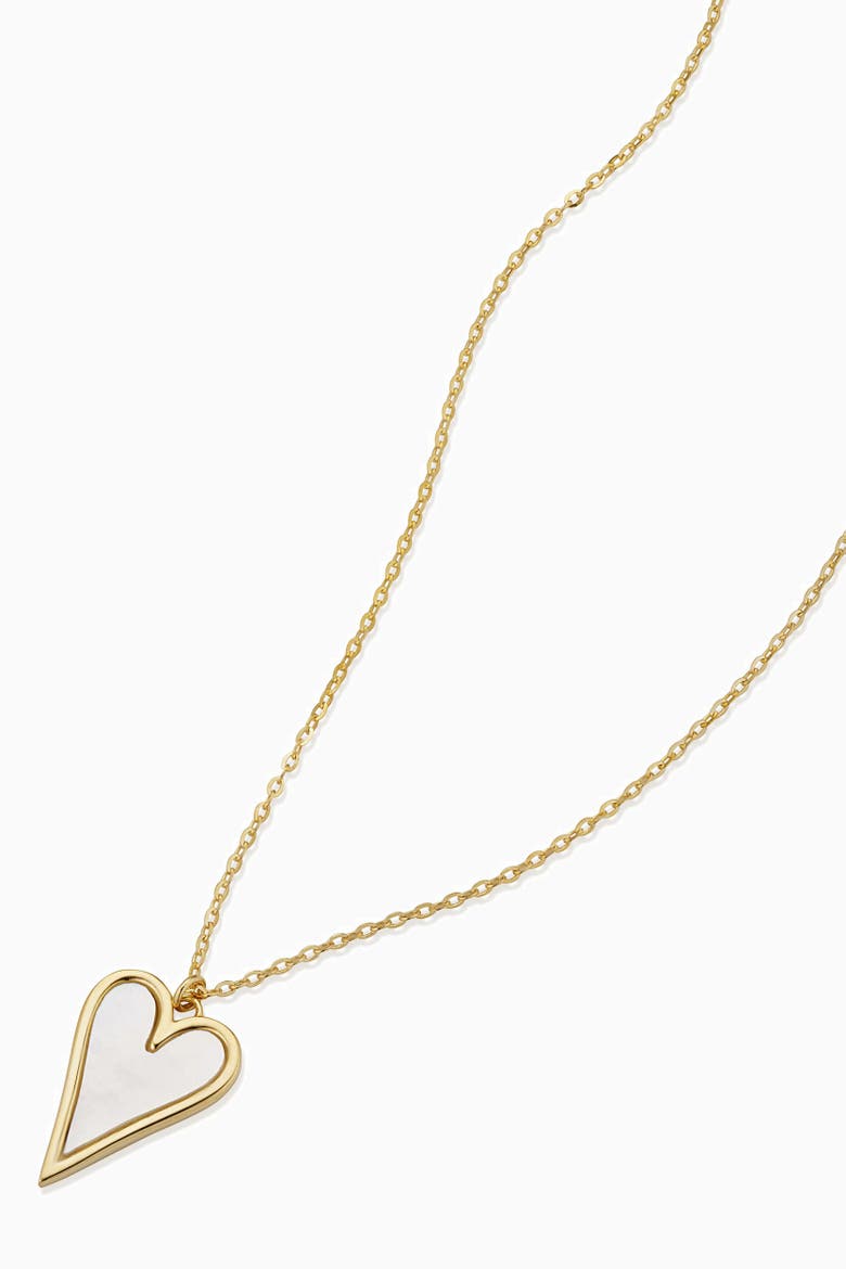 14K Yellow Gold Pure Heart Pendant Necklace, Alternate, color, Yellow Gold
