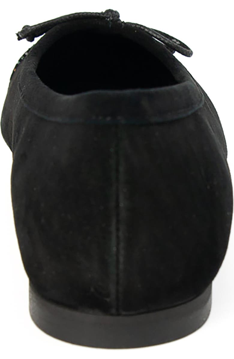 Menina Step Amelie Leather Ballet Flat, Alternate, color, Black Speckle