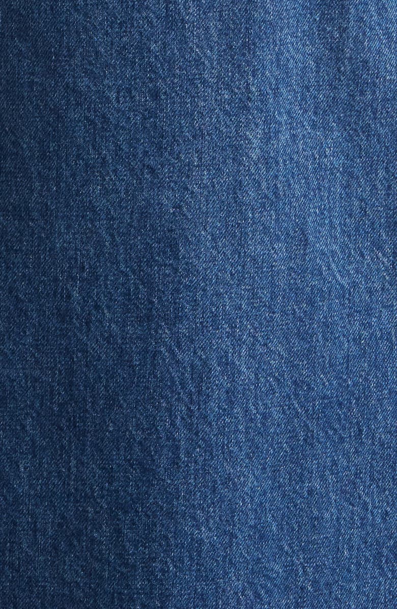 SLVRLAKE Re-Work Dallas Double High Waist Organic Cotton Denim Maxi Skirt, Alternate, color,