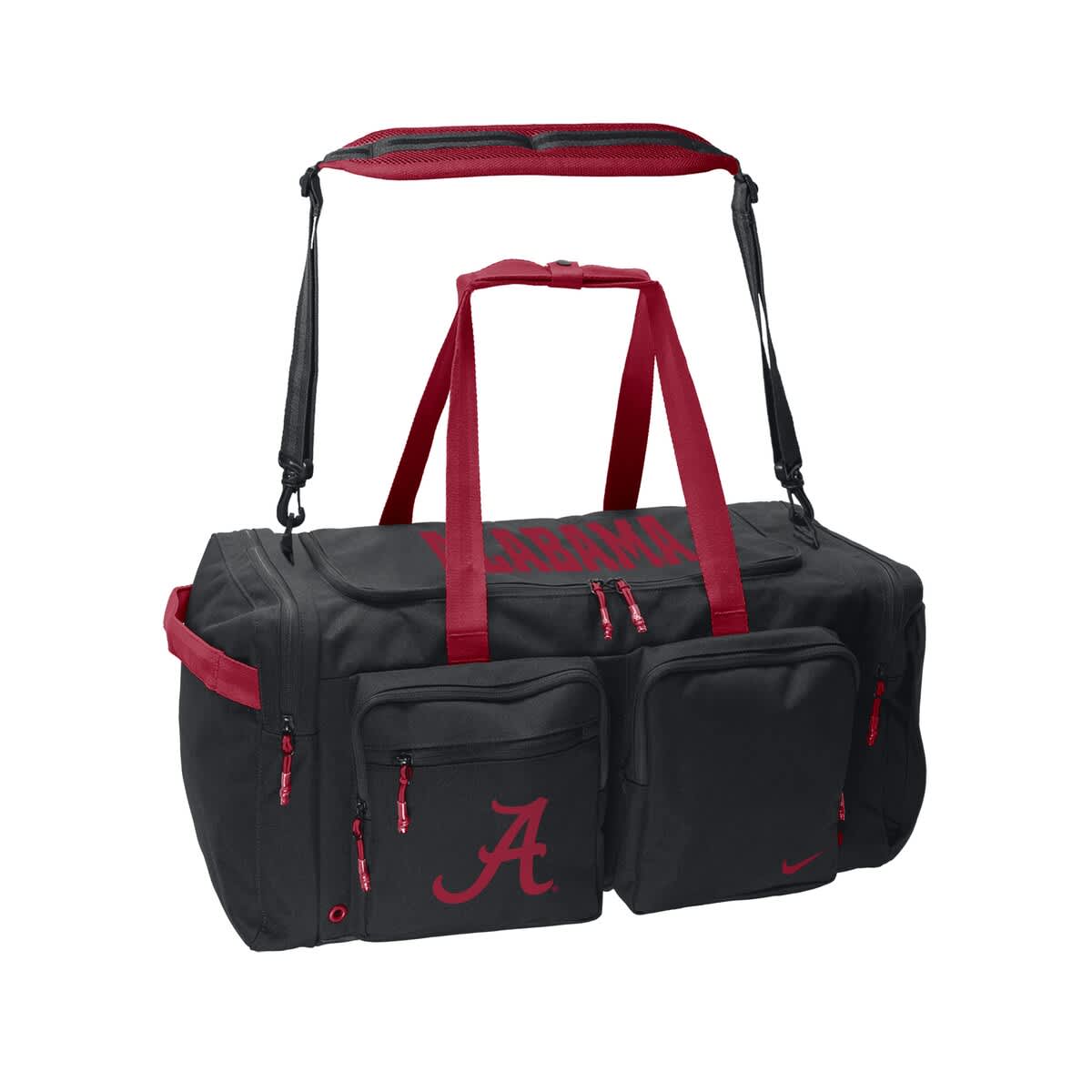 Nike Alabama Crimson Tide Utility Power Duffel Bag, Main, color, 