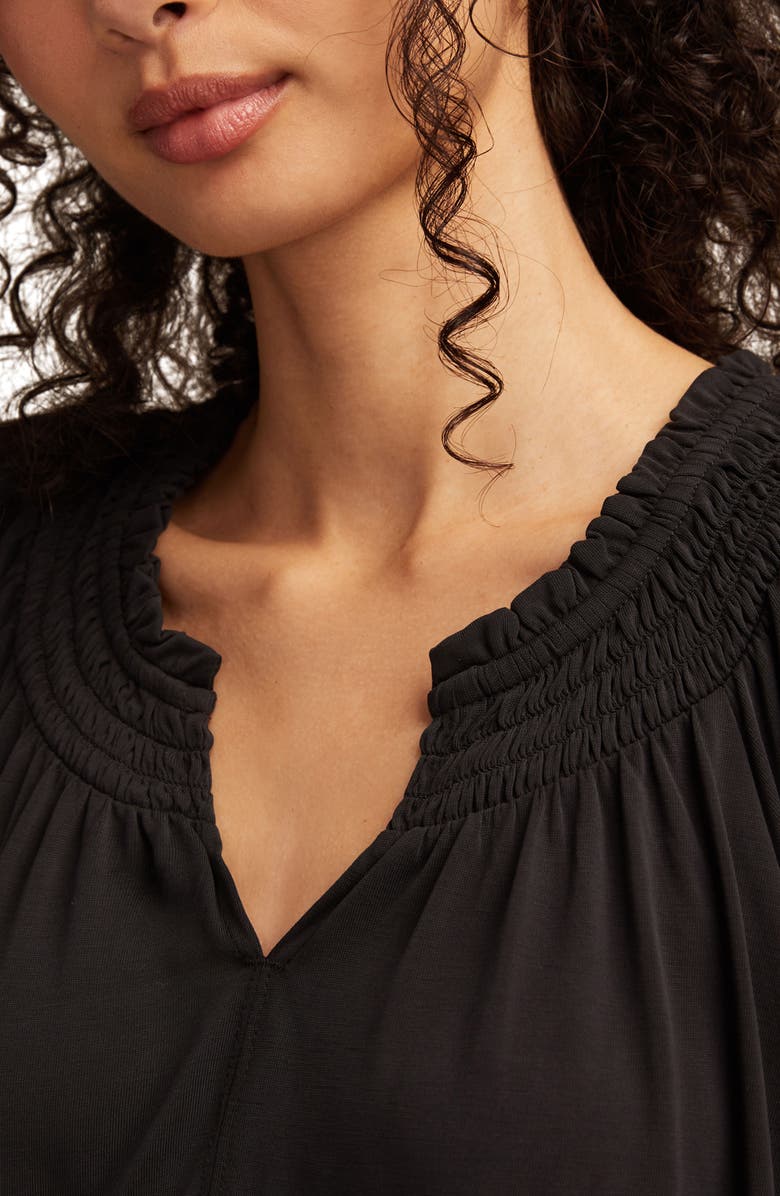 Lucky Brand Sandwash Notch Neck Top, Alternate, color,