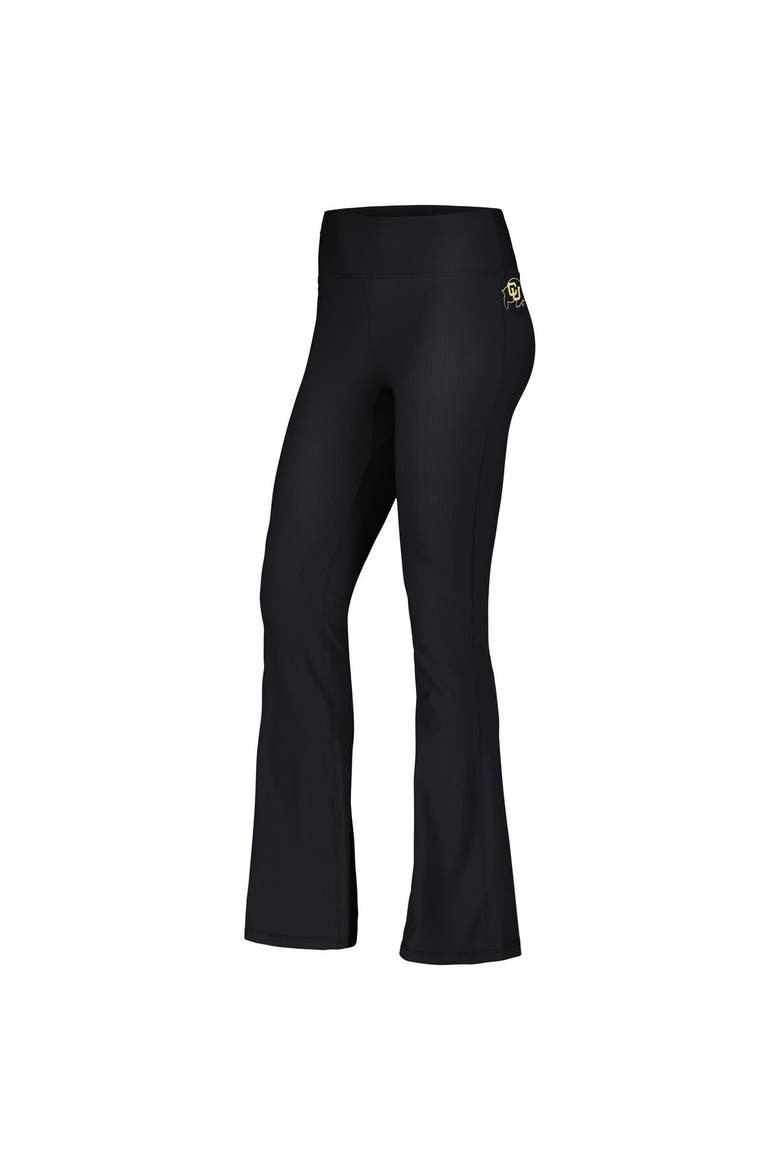 Women's Black Colorado Buffaloes Regal Flare Pants, Alternate, color, Black
