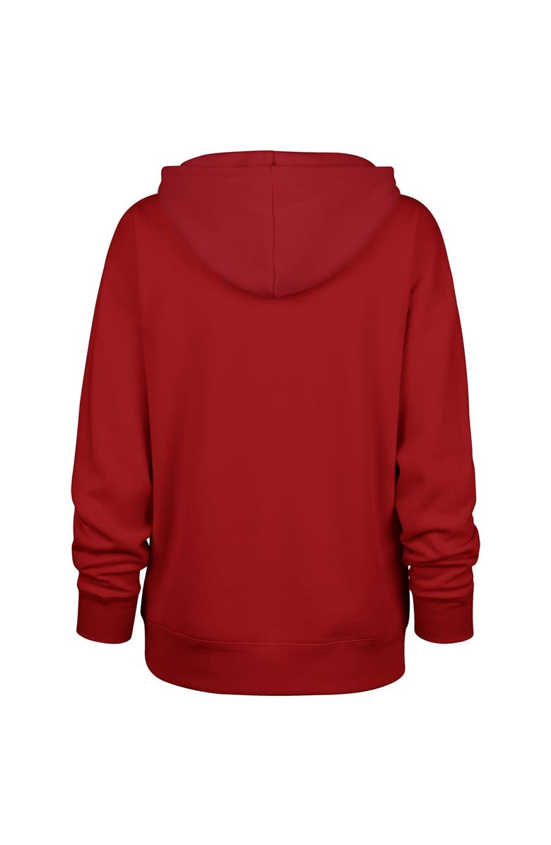 '47 Women's '47 Scarlet San Francisco 49ers Plus Size Whirlwind Naomi Hoodie, Alternate, color, Scarlet